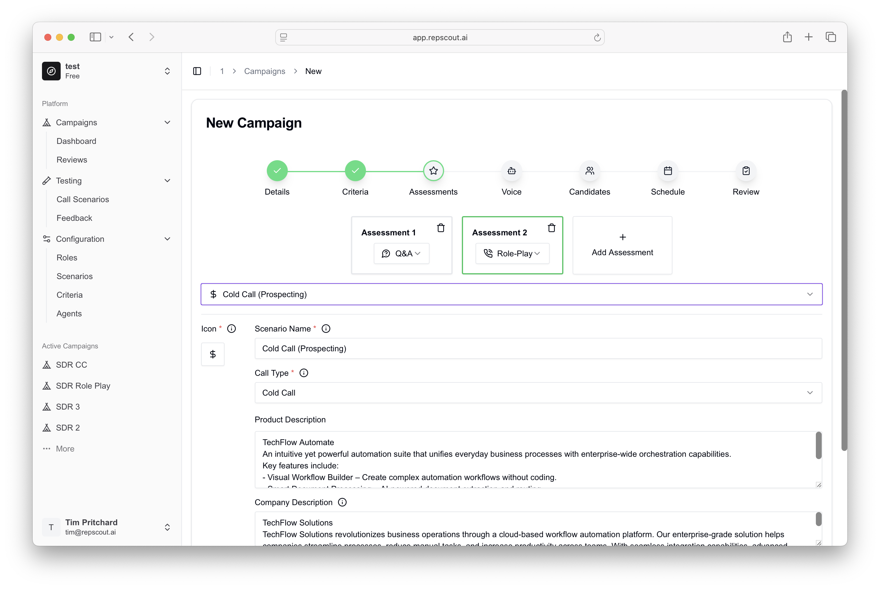 AI Assessment Creation